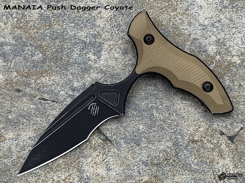 Bastinelli ˹ MANAIA Push Dagger Coyote N690Coвĺɫɣʯϴ ɫG10ִֻ̣